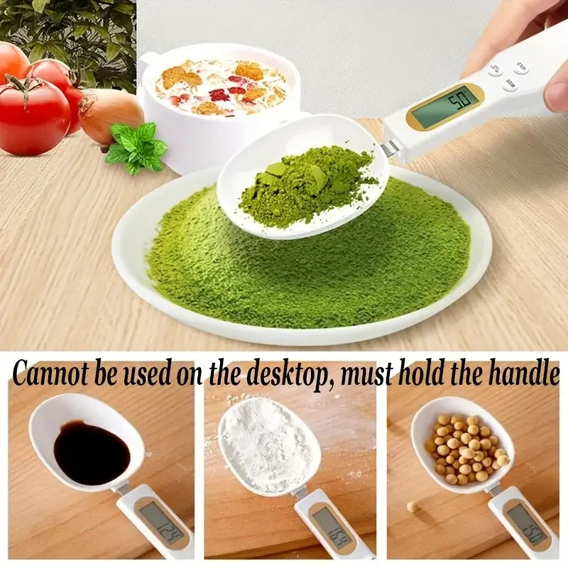 Mini Digital Spoon Scale — Electronic Kitchen Scale (0.1–500g)